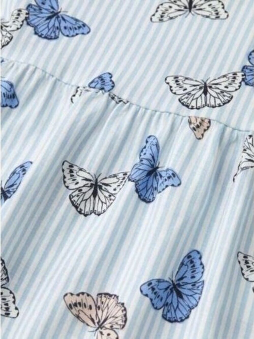 3/$30 H&M Kids Toddler Girls 4/5 Butterfly Print Tank Knit Dress As Is